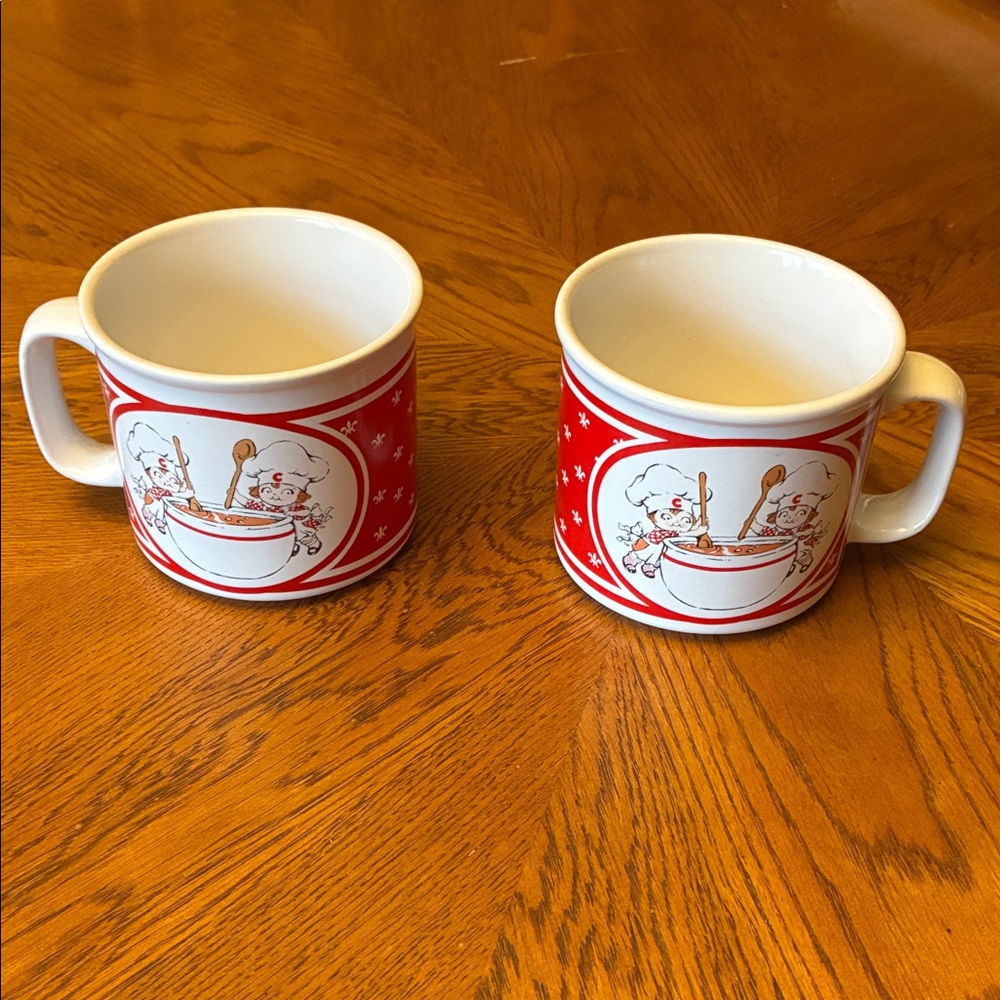 1991 Campbell Soup Kids Ceramic Mugs (set of 2)